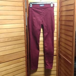 Girls Old Navy Burgundy Jeans Size L (10-12)